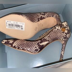 ANTONIO MELANI Snakeskin Pattern Heels